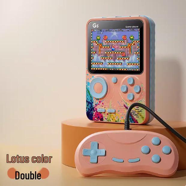 

Портативная игровая консоль G5 2024: Новый Xiaobawang Ретро ТВ-уровень Тетрис и Марио Ностальгия. 2.8-inch (1m AV cable)