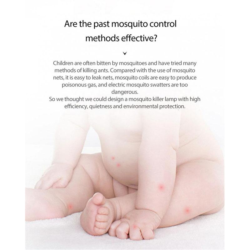 New Household Rechargeable Usb Photocatalysis Inhalation Mosquito Killer Household Mosquito Killer LED Bug Zapper Portable Mosquito Killer