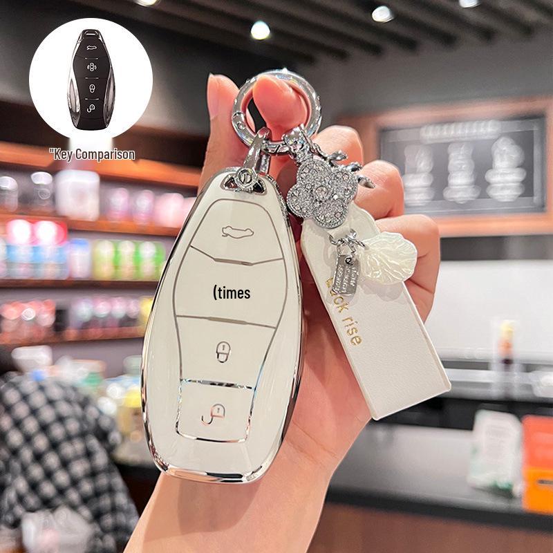 Premium Hongqi H5 Key Case for HS5/H9/H6/HS7/HS3/HQ9 - High-End Car Shell Cover