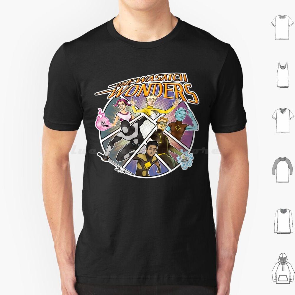 Wasatch Wonders Flare 1 T Shirt Big Size 100 Cotton Wasatch Wonders Superhero Comic Book S