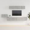 VidaXL TV Furniture Set 5 Pcs Concrete Grey Engineered Wood 3114433