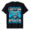 Gamepad Game Player Graphic Tshirt For Unisexs Crewneck Oversized Pullover Shirt Cool Print Funny Fashion Kids Gift 2025 New Tee
