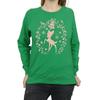 Disney Womens/Ladies Bambi Christmas Wreath Sweatshirt