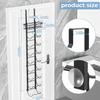 Over Door Towel Rack 9 Tier Bathroom Organizer Shower Hanger Storage Shelf for Shampoo/Body Wash/Toiletries