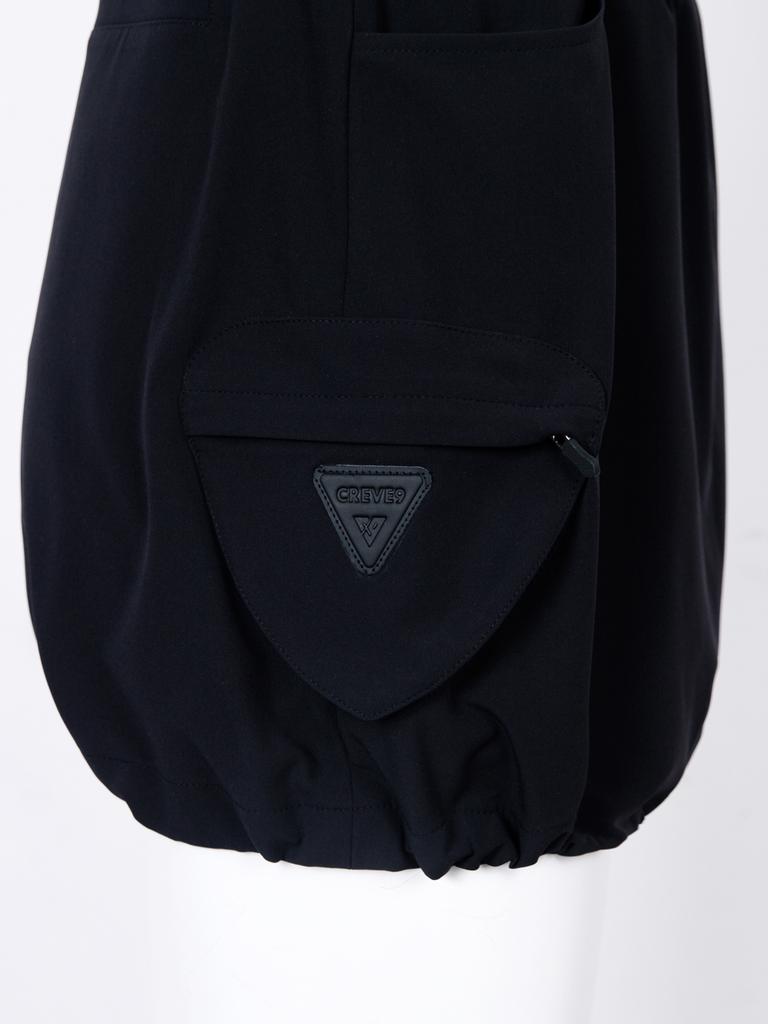 Crive Nine Double Obi String Woven Skirt Bk