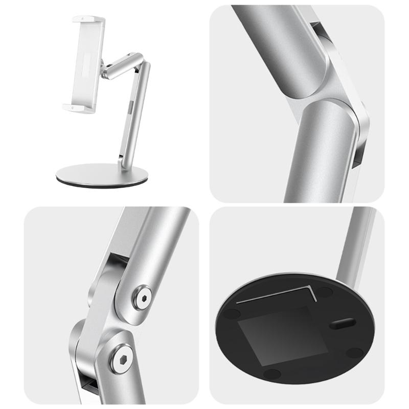 Height Angle Adjustable Tablets Phone Holder Aluminum Desktop Stand For Office Gaming