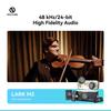 Hollyland Lark M2 Wireless Microphone, 48kHz/24bit Studio Sound, 300m Range, 40H Battery, Noise Cancellation, Magnetic Clip, for Camera Phone Vlog