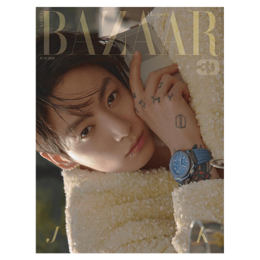 Предзаказ журнала HARPER S BAZAAR Июнь 2026 Обложка с Чонгуком из BTS A ver.