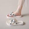 Bow Shaped Slippers for Women Summer Flat Bottom Anti Slip Cartoon for Women Wearing Women's Slippers