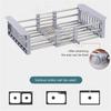 Kitchen Sink Drain Rack Dish Drain Rack Kitchen Basket Folding Drain Rack Stainless Steel Kitchen Sink Kitchen Washing Dishes