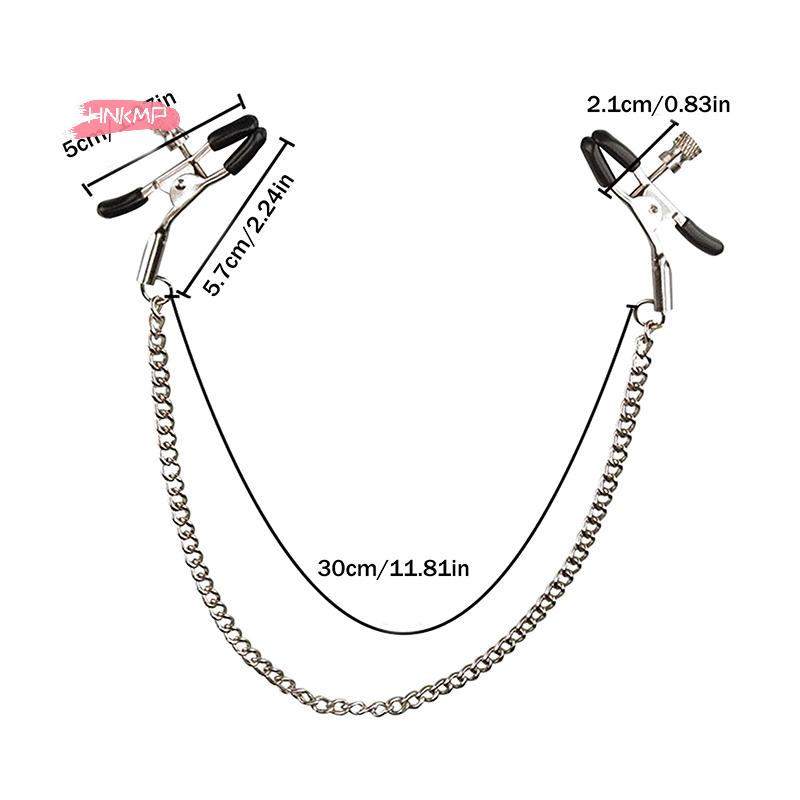 Multicolored Metal Chain Nipple Clips with Clitoris Breast Massage Clamps Adult Teasing And Flirting Erotic Sex Toys for Couples