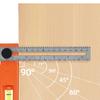 Foldable Marking Ruler Woodworker Horizontal Mark Base with Blisters Multifunctional Positioning Ruler with Scale