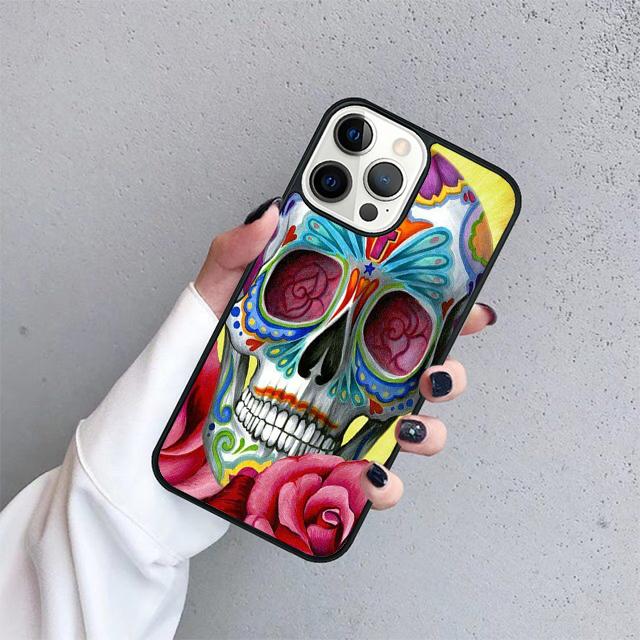 Skull with dimand eyes Phone Case Cover For iPhone 17 Air 15 16 14 13 12 Pro Max 11 Pro Max Plus Coque Shell