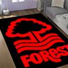 Tree Forest Logo Area Rug Perfect for Decorate room Outdoor Bedrooms Foyer Antislip Carpet Decorate Offices