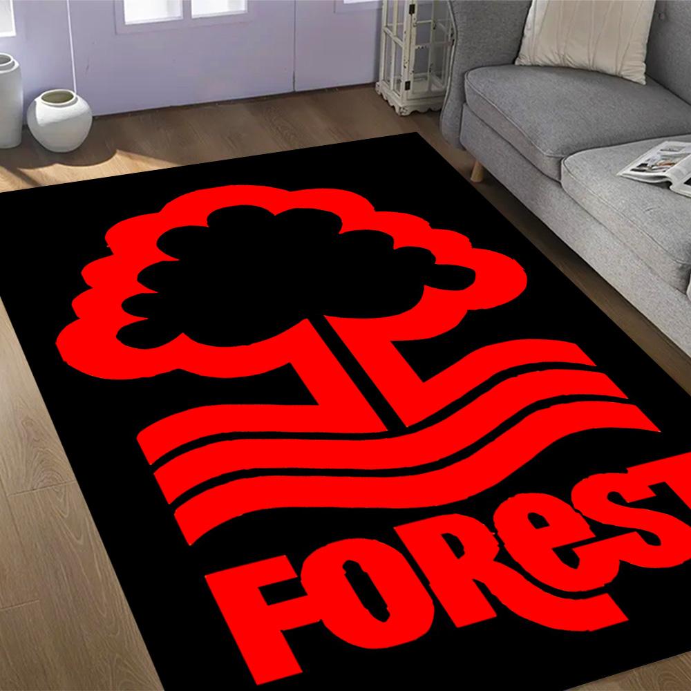 Tree Forest Logo Area Rug Perfect for Decorate room Outdoor Bedrooms Foyer Antislip Carpet Decorate Offices