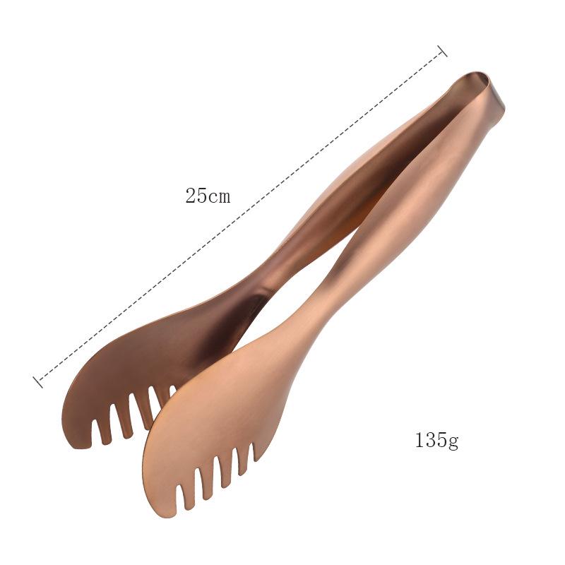 Stainless Steel BBQ & Baking Tongs for Meat, Cake, and Bread