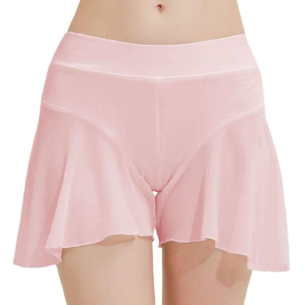 Transparent Bikini Mesh Short Skirt Beach Short Dress Pleated Skirts Outdoor