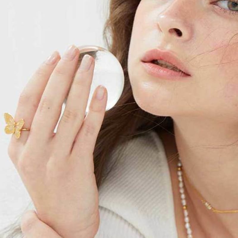 Ollia Bling Butterfly Free Size Fashion Ring