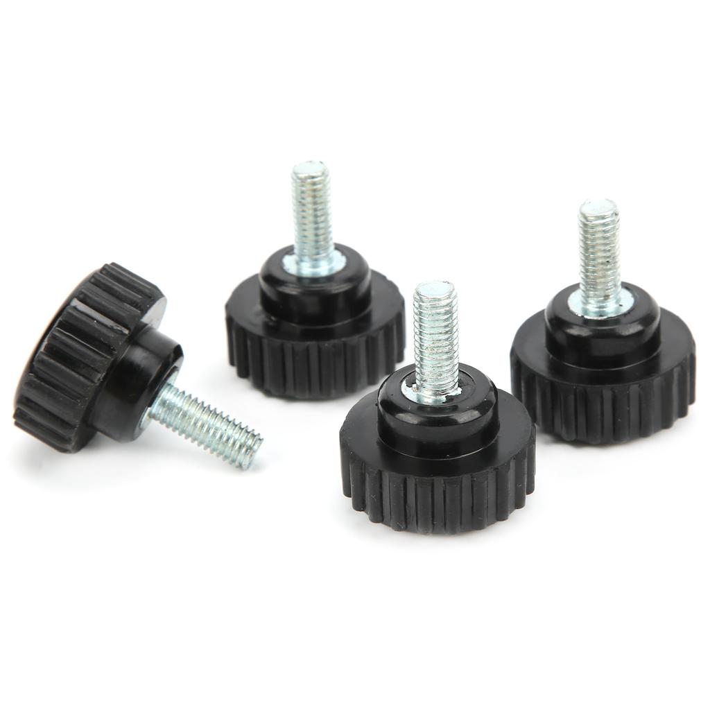 10Pcs Clamping Knob Jig Bolt Lathe Hand Grip Twist Nut Straight Thread Locking Handle M6x25x15