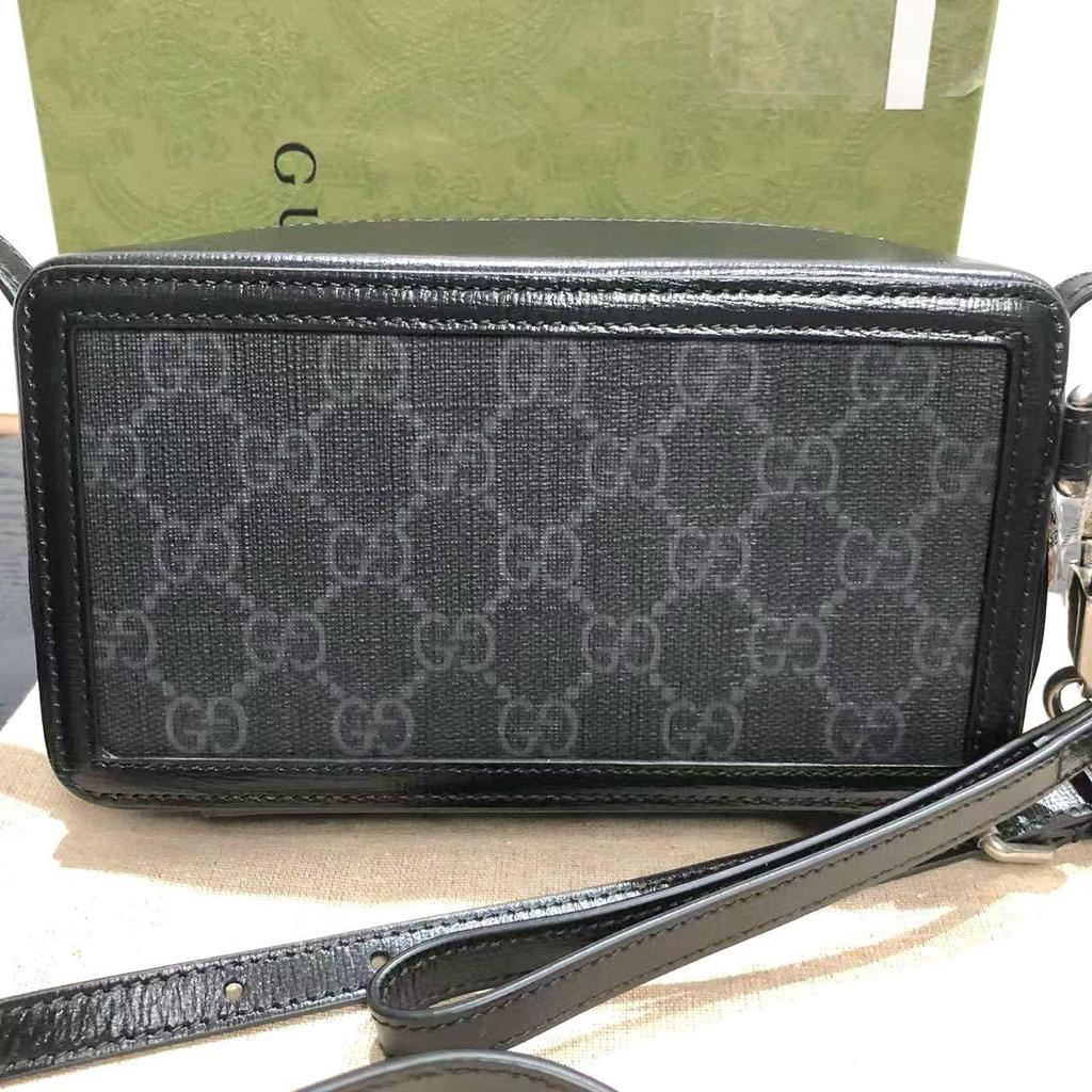 [Pre-Owned] Retro GG Supreme Canvas Leather Mini Crossbody Bag - Excellent #1NSR34H
