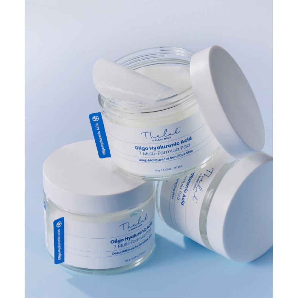 The Lab By Blanc Doux Hyaluronsäure mit niedrigem Molekulargewicht 7-fach Multi-Formel-Pad 120g 60 Stück