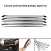 4 STÜCKE Auto Antikollisionsschutz Dekorleiste Universal Stoßeckenschutz vorne hinten Schutz Autozubehör