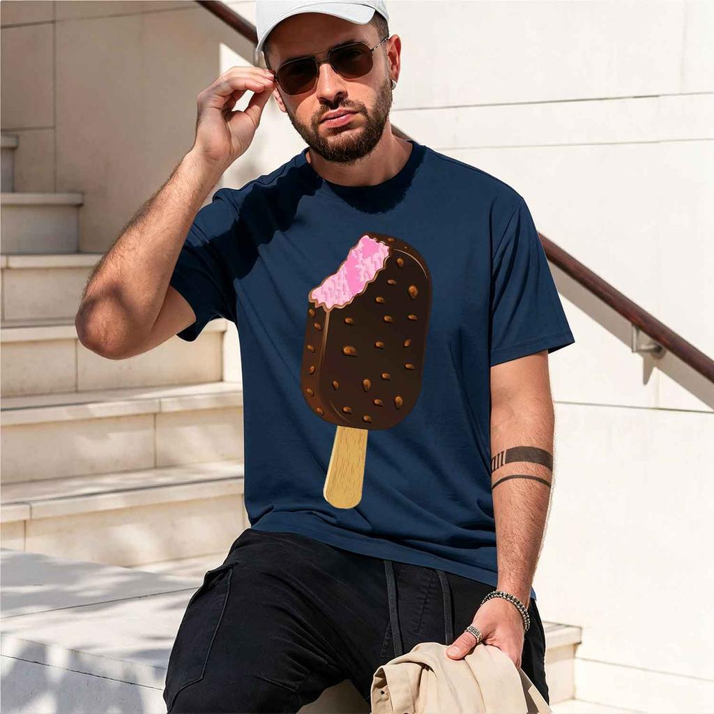 E Cream Ocolate Bar Grhs Vintage Unisexs Summer Tshirt Casual Tshirts Oneck Shortsved Tee T Shirts Streetwear 2026 New Model Sh