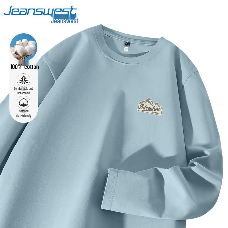 Jeanswest American Loose Fit Cotton Long Sleeve T-Shirt (2026 Spring)