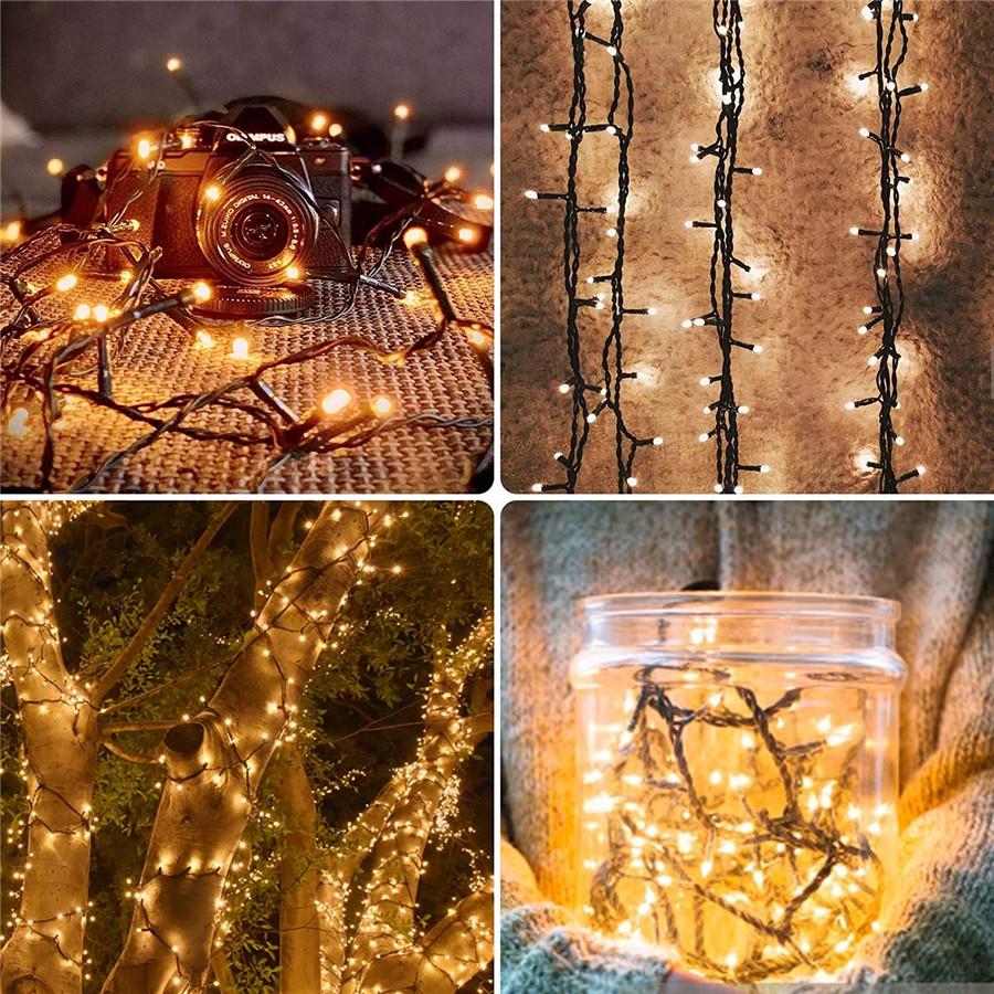 20M 30M 50M 100M Christmas Solar String Light Outdoor Christmas Garland Solar Fairy Light for Garden Patio Fence Decor