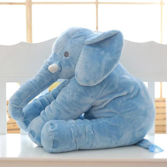 Stuffed Toy Adorable Cartoon PP Cotton Soft Elephant Plush Animal Pillow Home Decoration