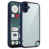 CMF By Nothing Phone One Case Shockproof Silicone Bumper with Clear Back Hard Cover Phone Case for Nothing CMF Phone 1 CMFPhone1