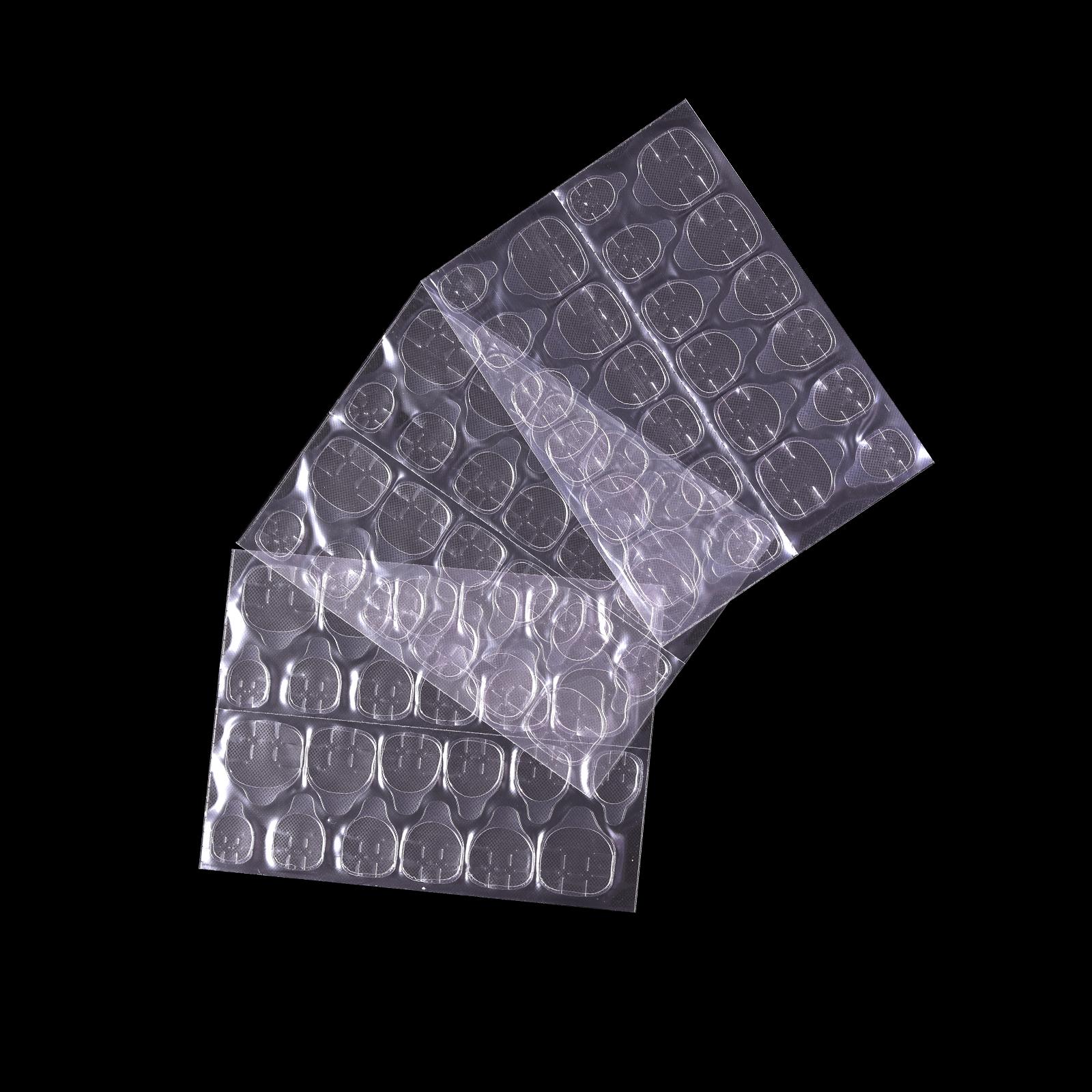 

LINMANDA Protection Transparent and Invisible Nail Sticker Waterproof Nail Sticker Jelly Double-Sided Adhesive Toenail Sticker