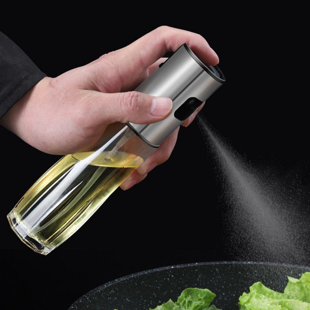 Szklany rozpylacz oleju z drobną mgiełką Stal nierdzewna Butelka dozownik oleju Butelka do rozpylania oleju Domowy