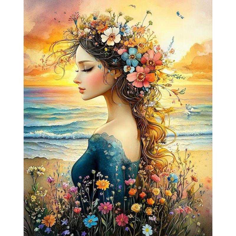 GATYZTORY Picture By Number Girl Kits Home Decor Painting By Numbers Figure Drawing On Canvas HandPainted Art DIY Gift