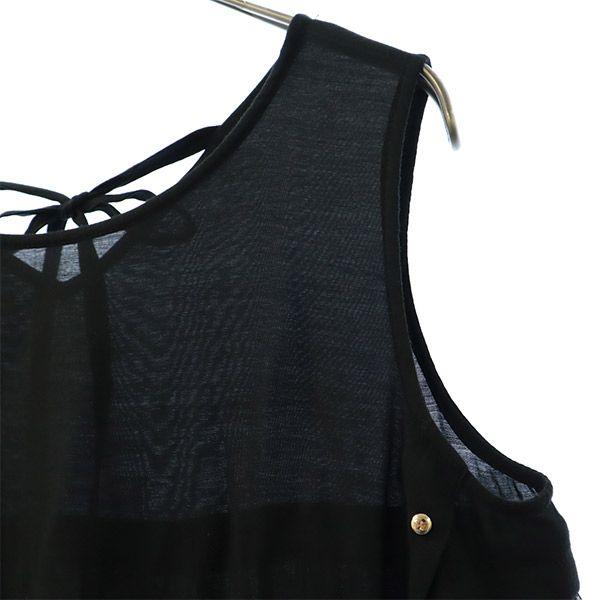 And Couture No sleeve Sheer Cut 38 black Women Used