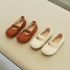 2023 Autumn Girls' Versatile Princess Leather Shoes - Soft Sole for Toddlers