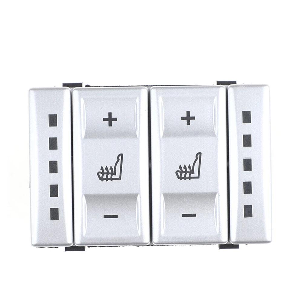 Auto Sitzheizung Tastenbedienungsschalter BS7T19K314AB Silber Schwarz Für Ford Für Mondeo MK4 Leistung Autoteile