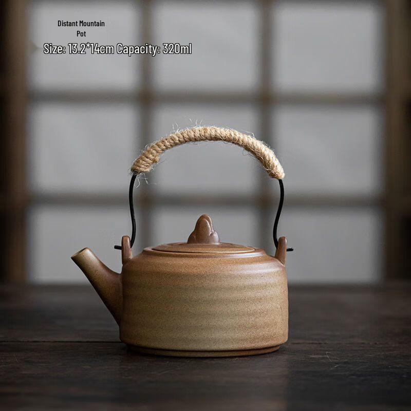 GOWKE Coarse Pottery Tea Pot