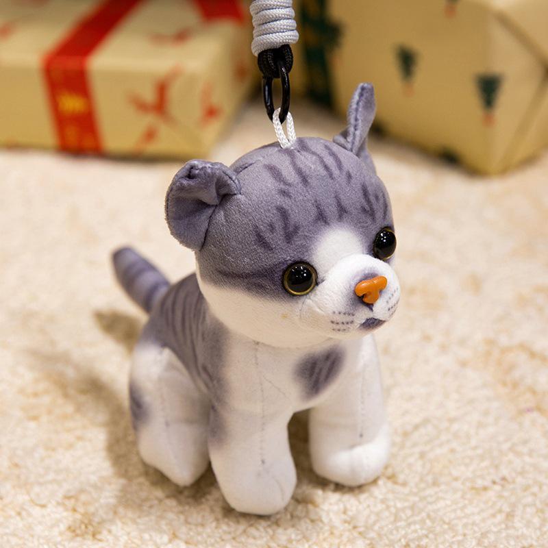 Cross-border Animal Plush Toy Pendant: Tiger, Panda, Giraffe, Leopard, Lion Doll Ornament