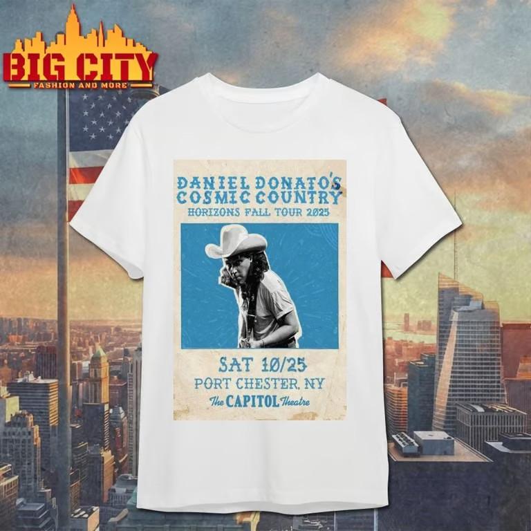 Daniel Donato’s Cosmic Country Oct 25 2025 Tour Poster T-Shirt Unisex T-Shirt M
