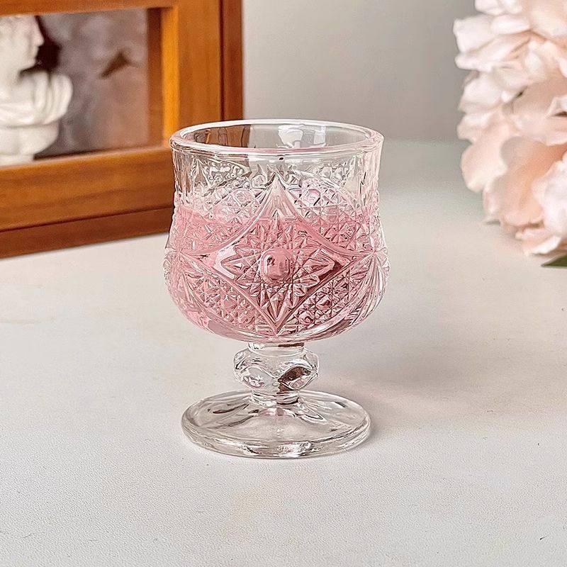 ZISIZ Retro Engraved Mini High-Foot Shot Glass