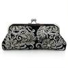 Velvet Cheongsam Bag Bridal Vintage Dinner Handbag Prom Cocktail Party Evening Clutch Embroidered Chain Purse