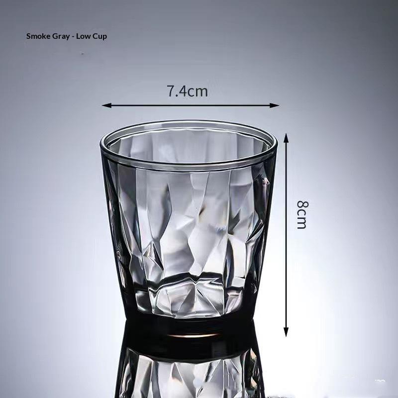 Pc Drinking Cups Shatterproof Heat Resistant Shatter-Resistant Rinsing Cup For Home Kitchen Office Use