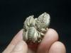 Chinese Tibet Silver Carving Butterfly Necklace Pendant Old Collection Gift