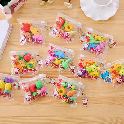 1 Packung schöne süße Kawaii Material Gummi Schreibwaren Schulbedarf kreative Neuheit Kinder Radiergummi