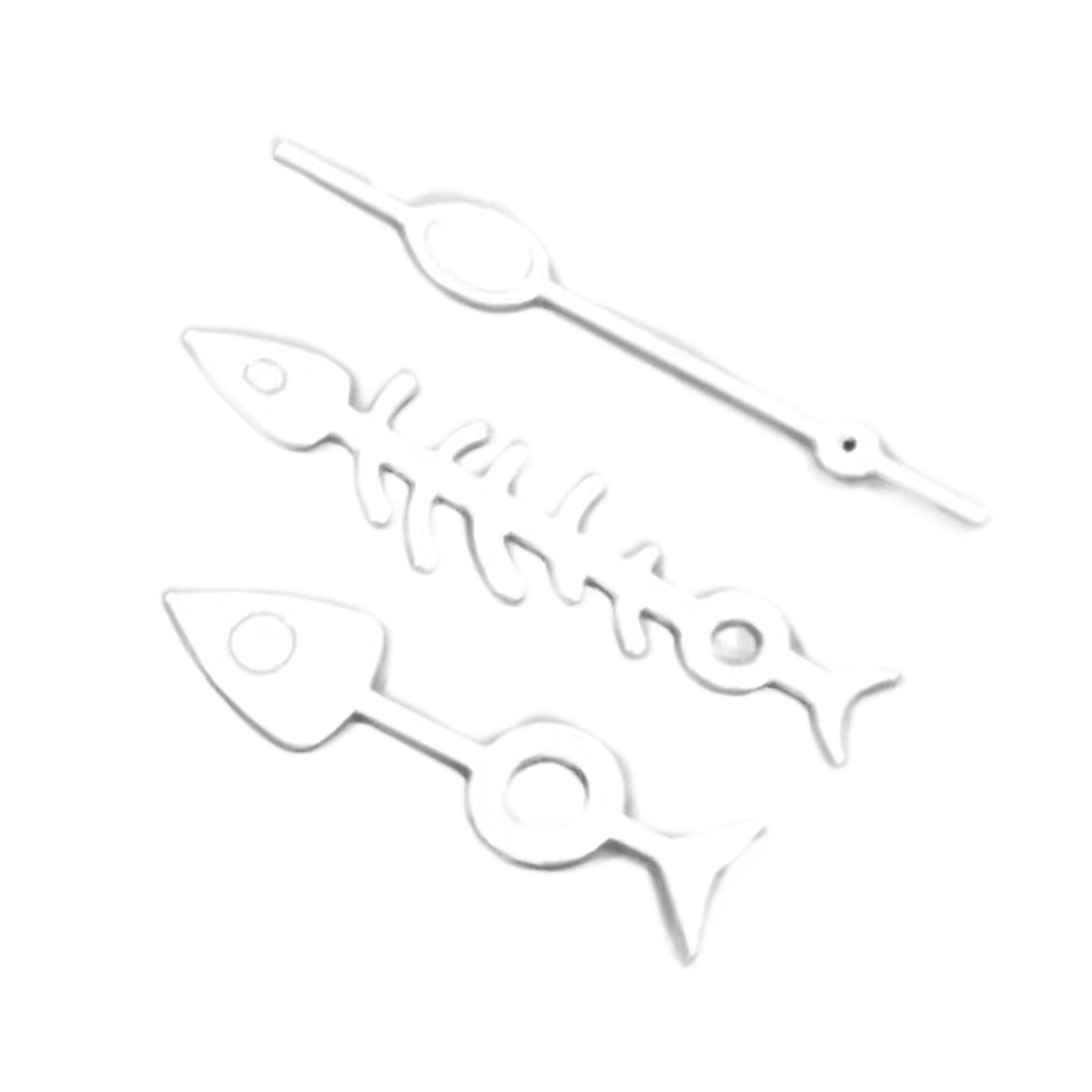 

Стрелки для часов подходят для механизма NH36 NH35 4R 7S, Зеленые люминесцентные, 3 стрелки, Белые/Черные, Дизайн Рыбья кость , Часовая стрелка для мужчин, Механическая часть часов белый