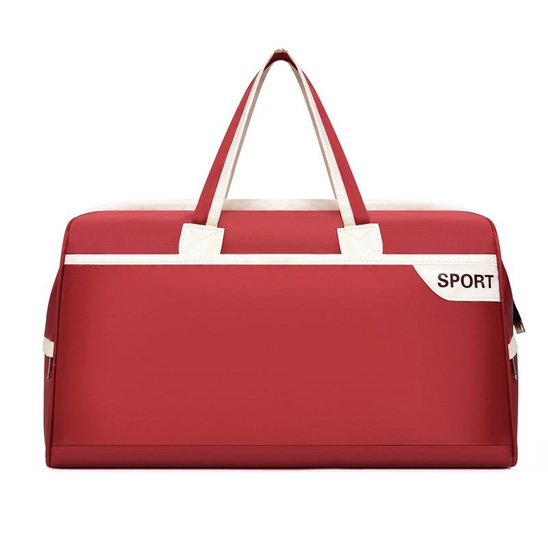 Сумка большой вместимости Женская сумка Расширяемая сумка красный