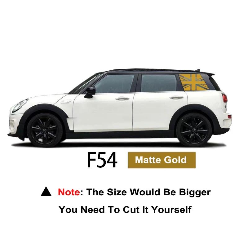 Car Decoration Vinyl Window Sticker Union Jack DIY Decal For MINI Cooper R60 R56 F56 F55 F57 F60 F54 Auto Styling Accessories