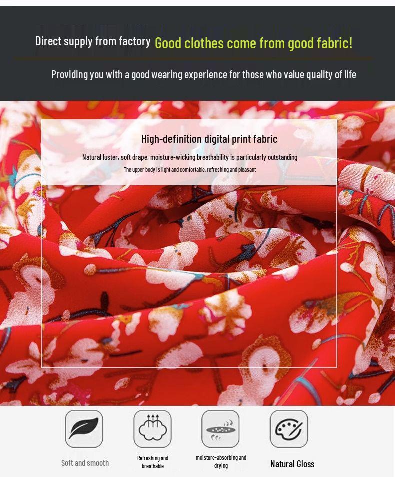 Floral Chiffon Long Sleeve Maxi Dress for Women - Spring/Autumn Slim Fit