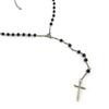 Les Trésors De Lily [J6283] - Designer Necklace 'Mystical Cross' Black Aged Metal